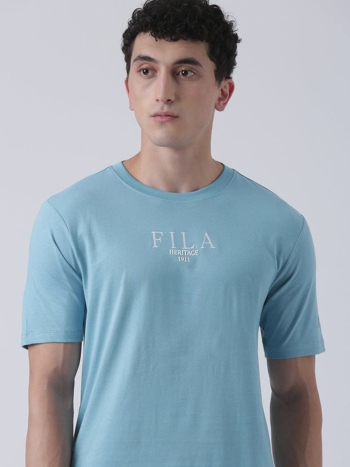 Fila Men Green T-Shirt Relaxed Fit