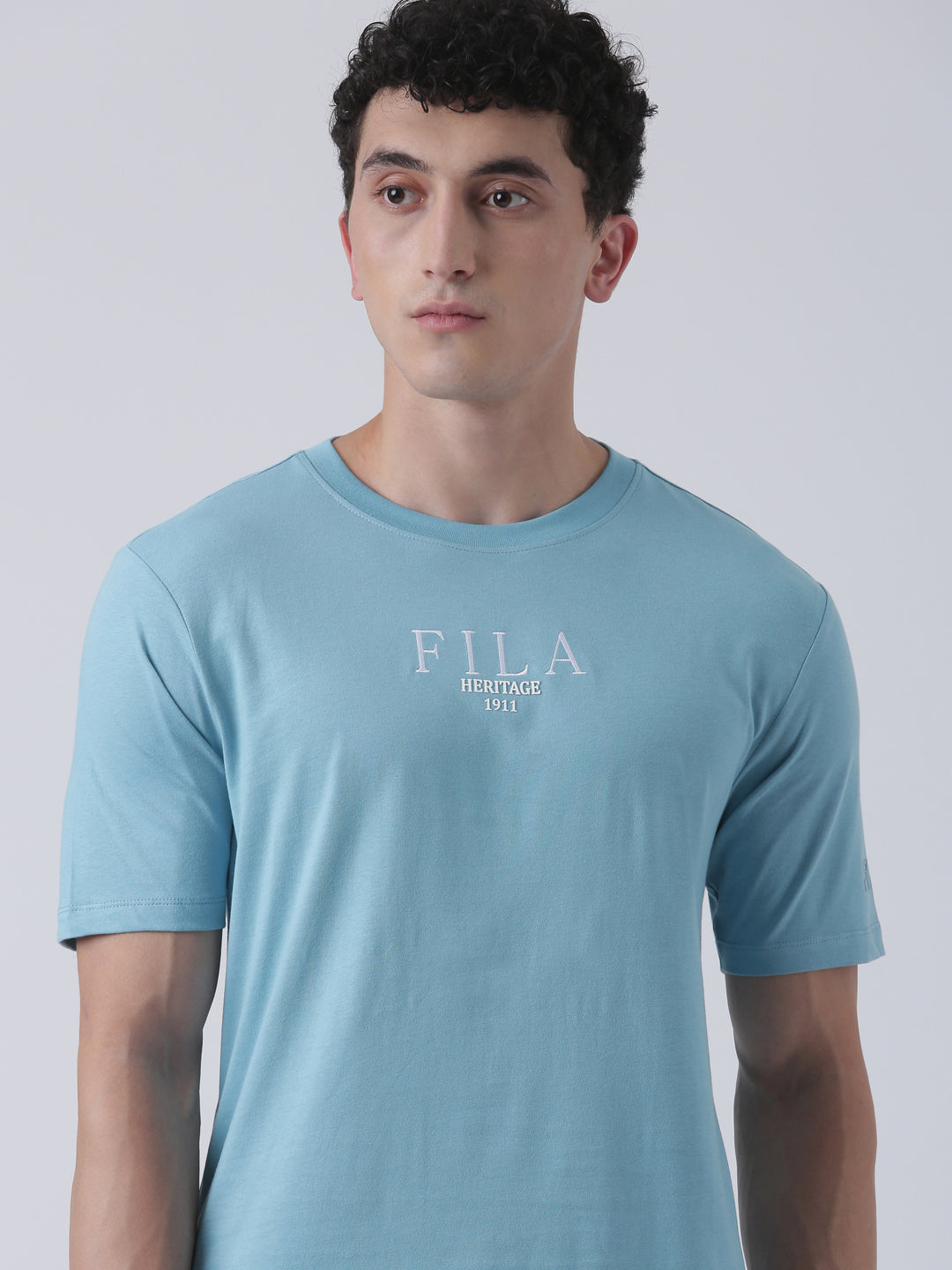 Fila Men Pink T-Shirt Relaxed Fit