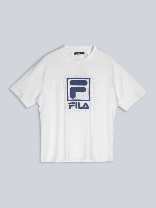 Fila Men White T-Shirt Comfort Fit