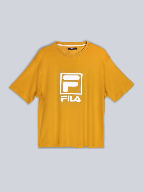Fila Men Olive T-Shirt Comfort Fit