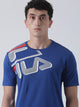 Fila Unisex Monaco Blue T-Shirt Relaxed Fit