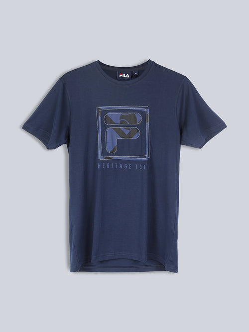 Fila Men Navy T-Shirt Smart Fit