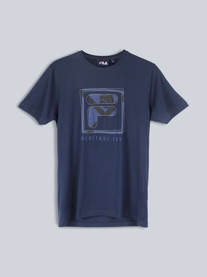 Fila Men White T-Shirt Slim Fit