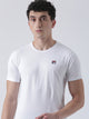 Fila Men White T-Shirt Slim Fit