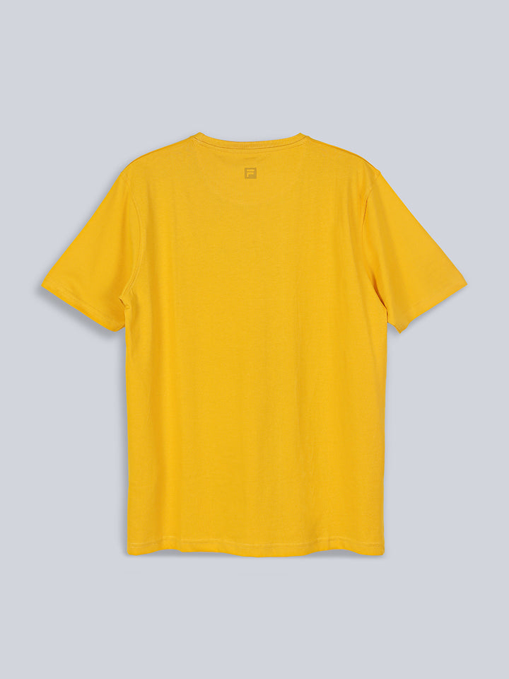 Men Olive T-Shirt Comfort Fit
