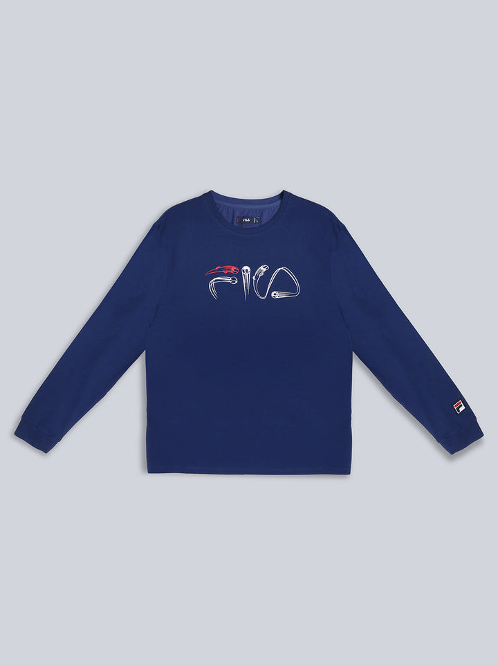 Fila Men Black Sweatshirt Comfort Fit