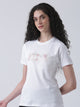 Fila Women White T-Shirt Relaxed Fit