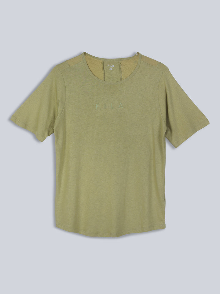 Fila Women Black Top & T-Shirt Loose Fit
