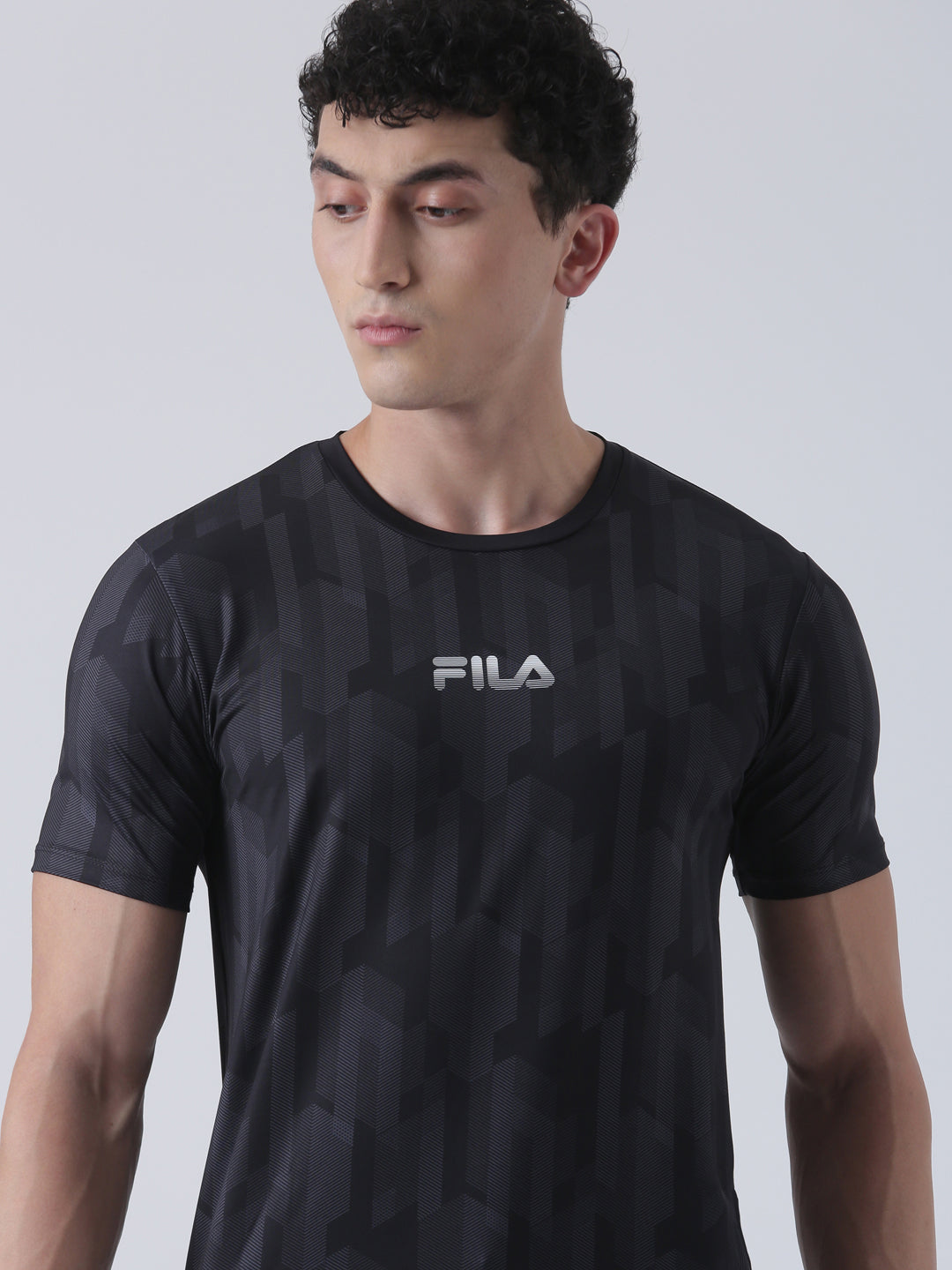 Fila Men White T-Shirt Regular Fit