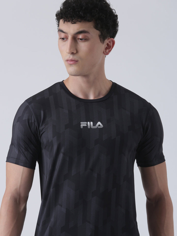 Fila Men White T-Shirt Regular Fit