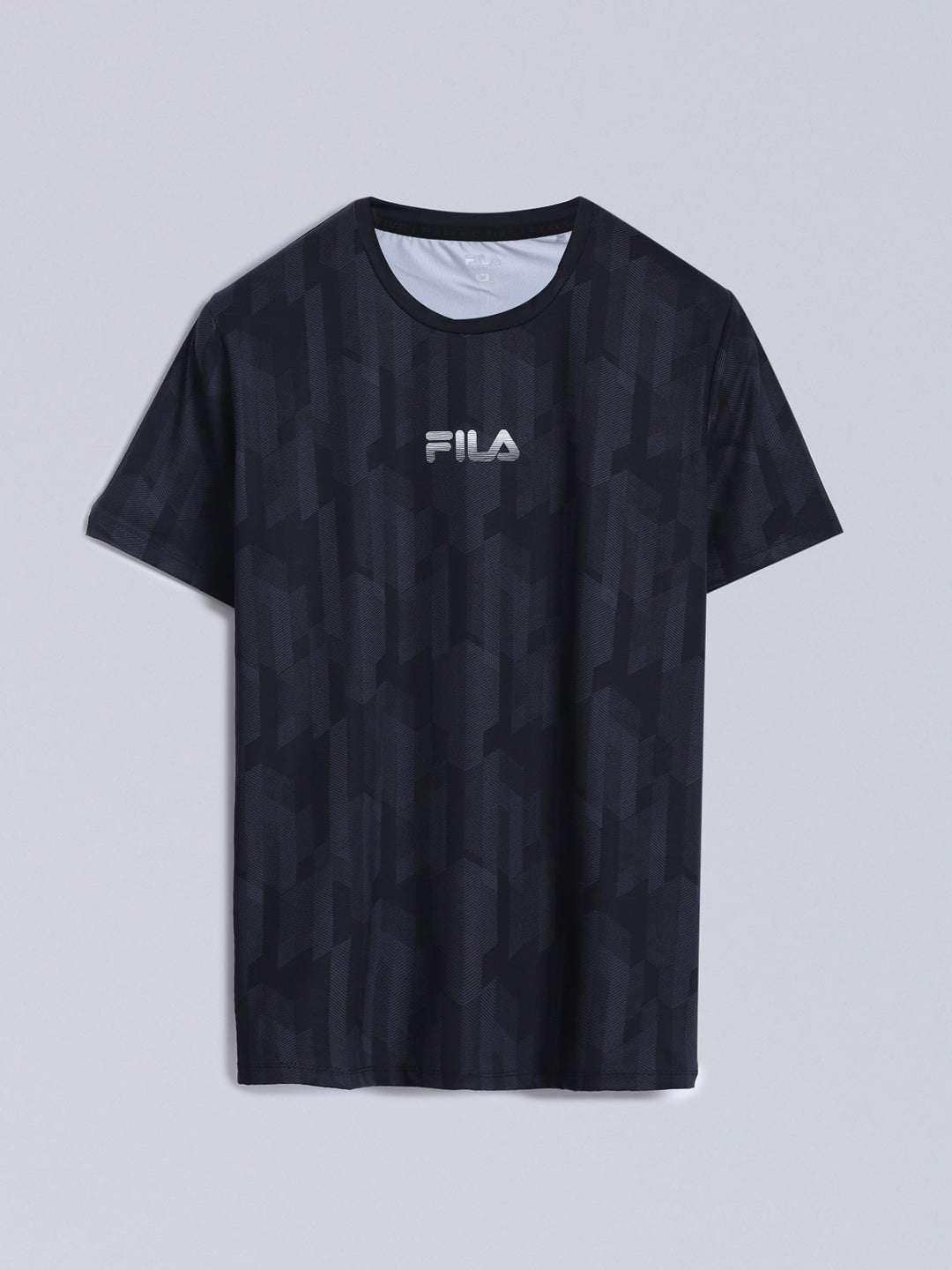 Buy Fila Men Black T-Shirt Regular Fit Rs ₹ Fila India