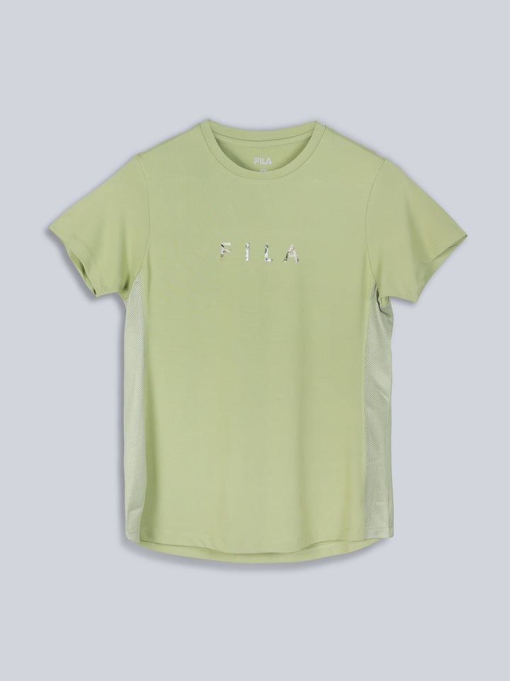 Fila Women Black Top & T-Shirt Comfort Fit
