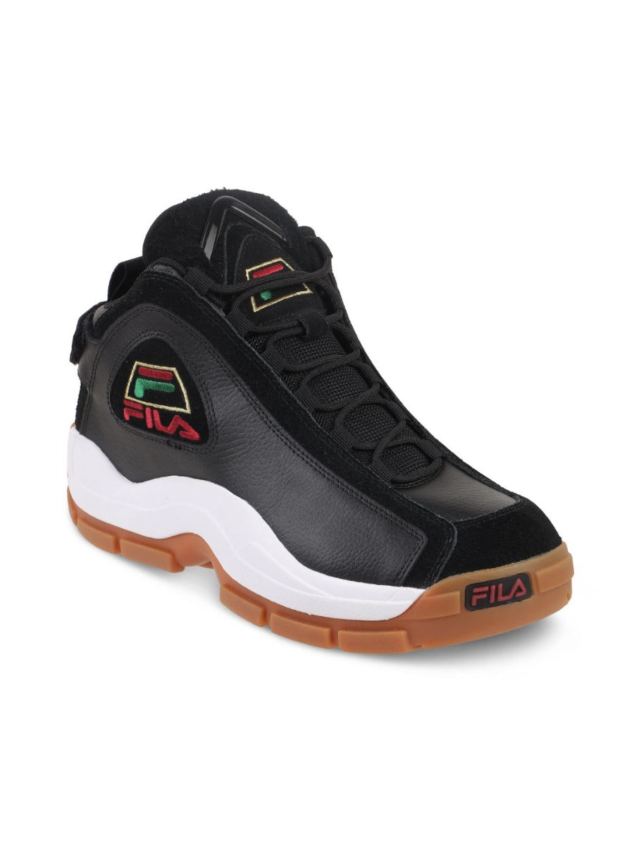 Buy Fila Black Mens Grant Hill 2 Suede F Black Sneakers @ Rs
