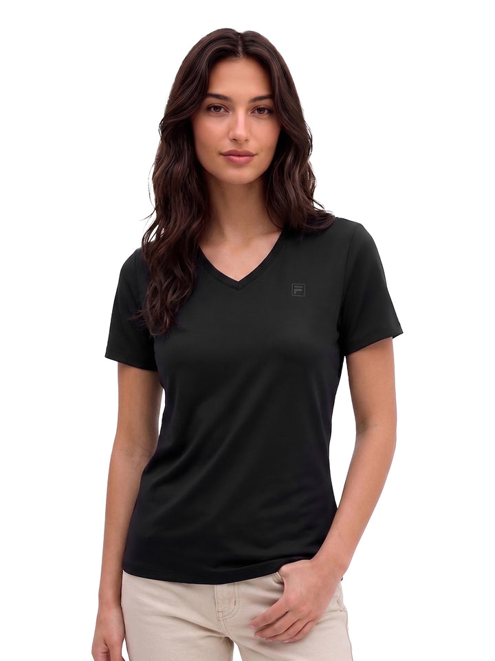 Fila Women Black Emon T-Shirt