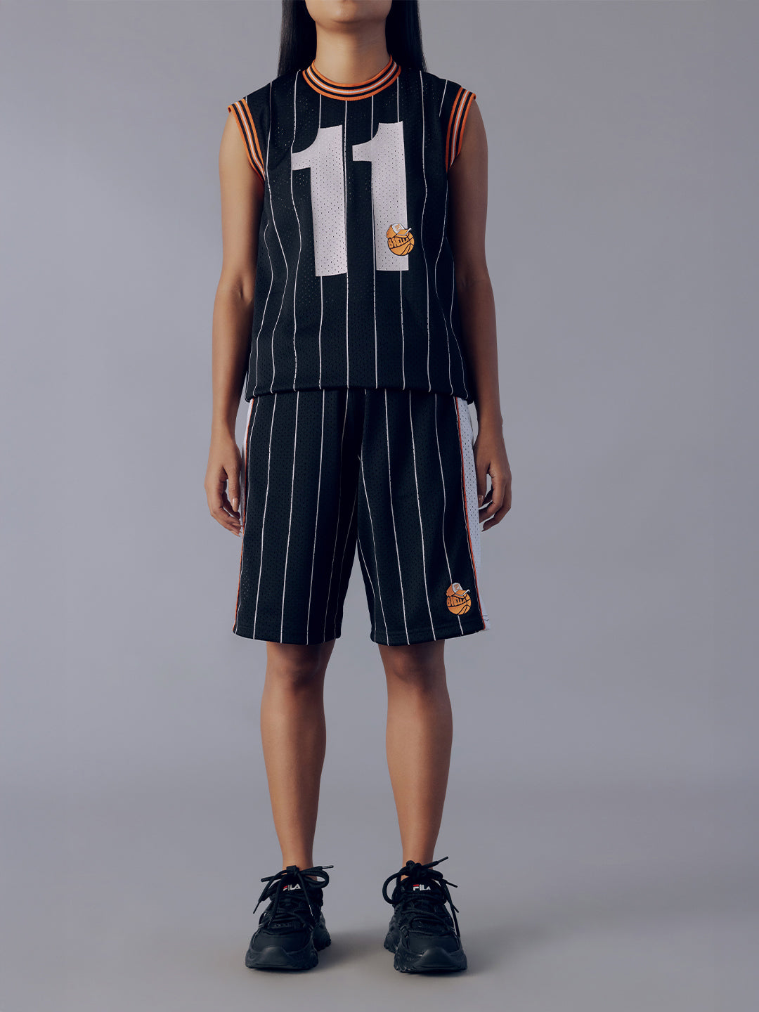 Fila Unisex Black Barkley Shorts