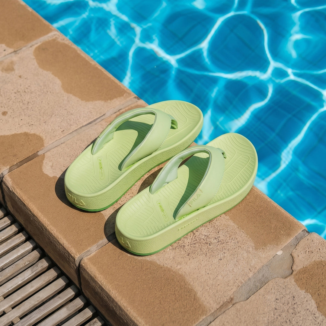 Fila Women Nebula Lime Thong