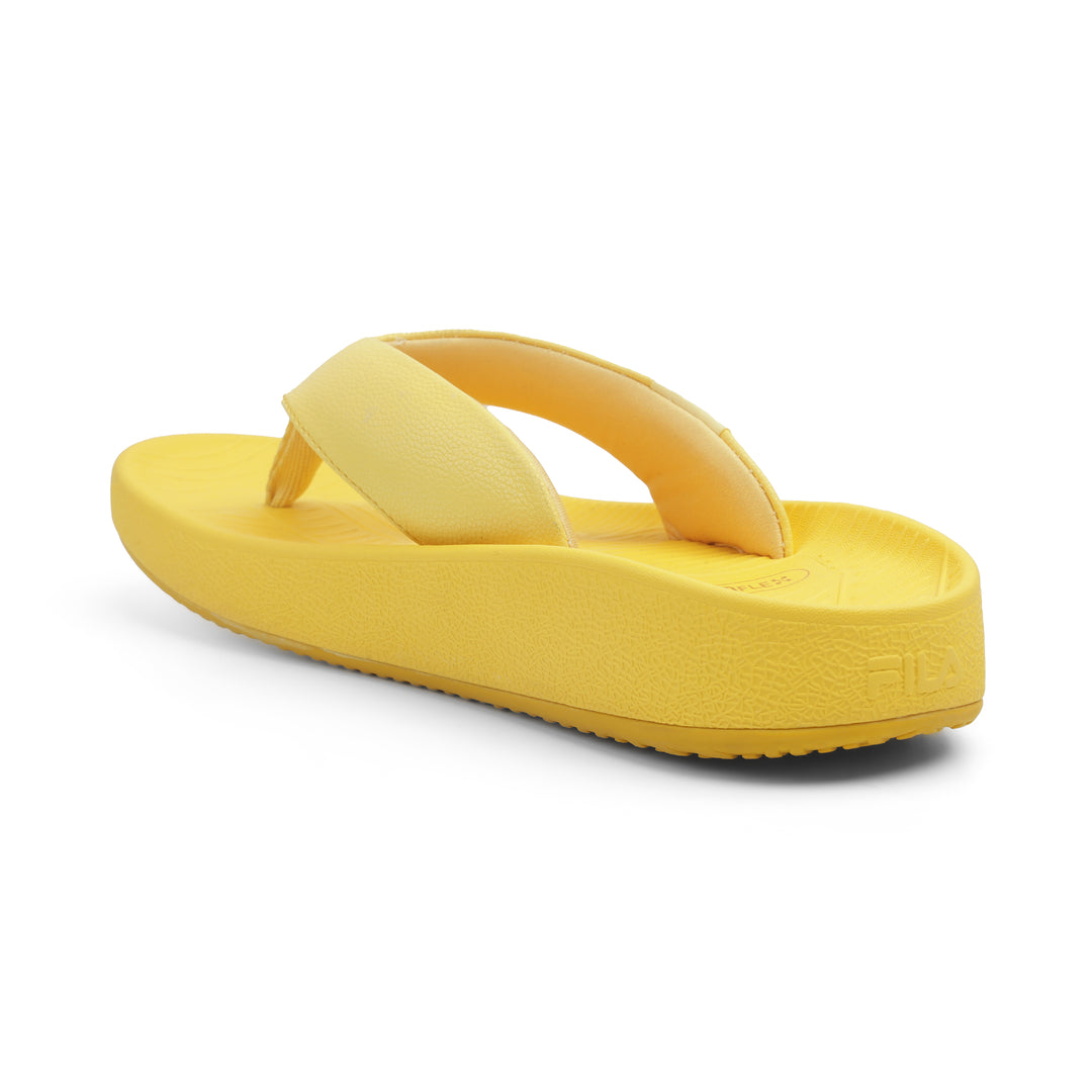 Fila Women Nebula Yellow Thong