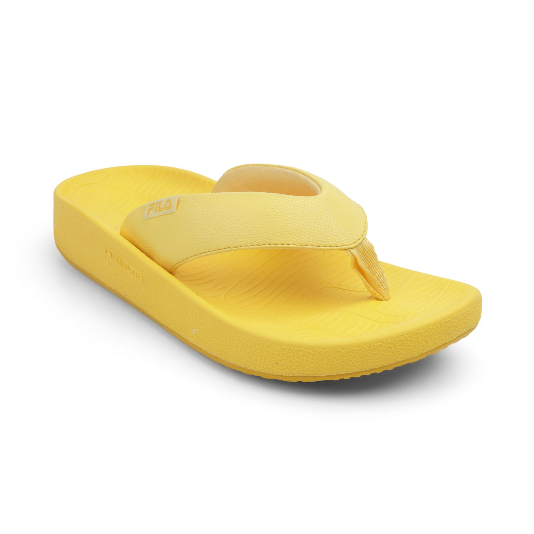 Fila Women Nebula Yellow Thong