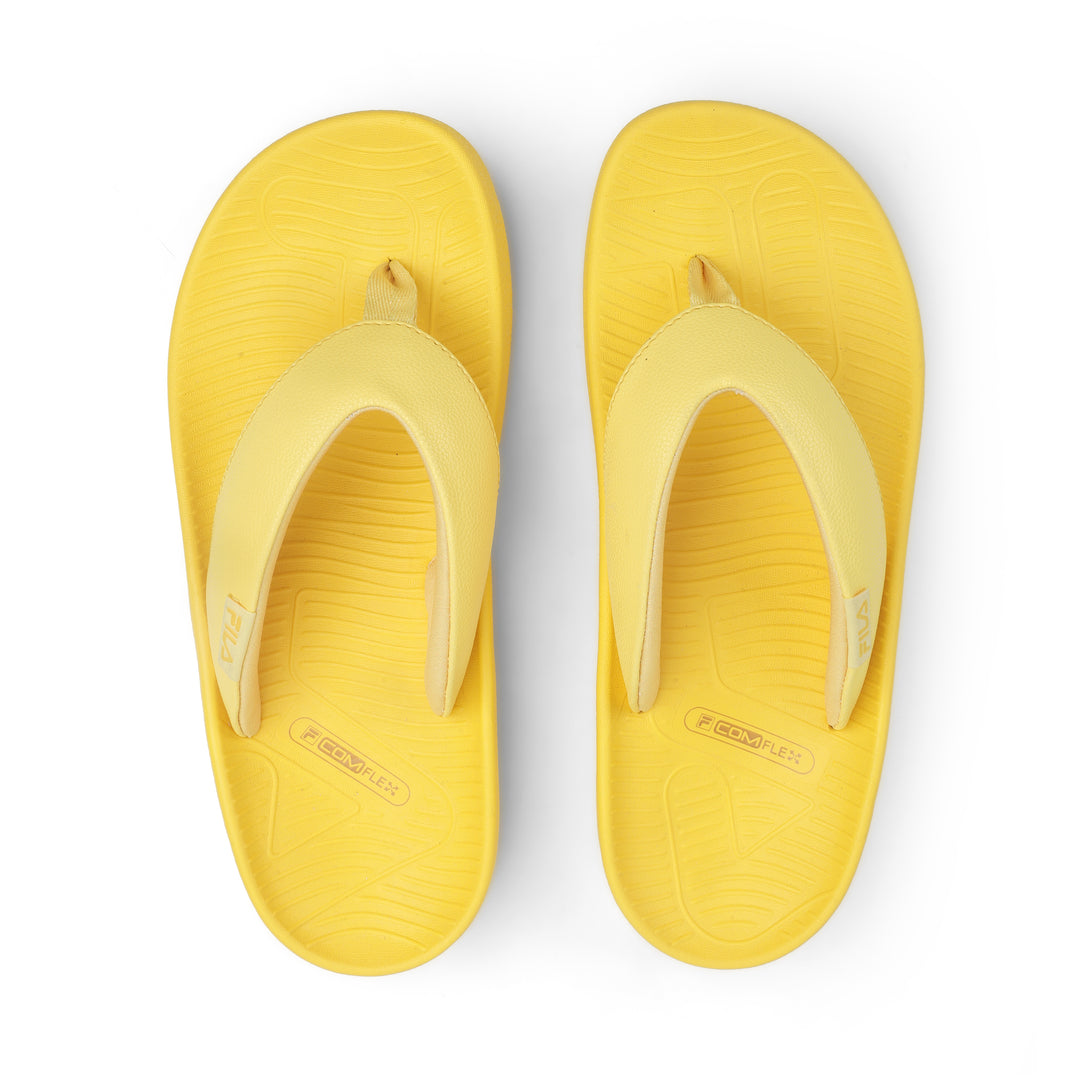 Fila Women Nebula Yellow Thong