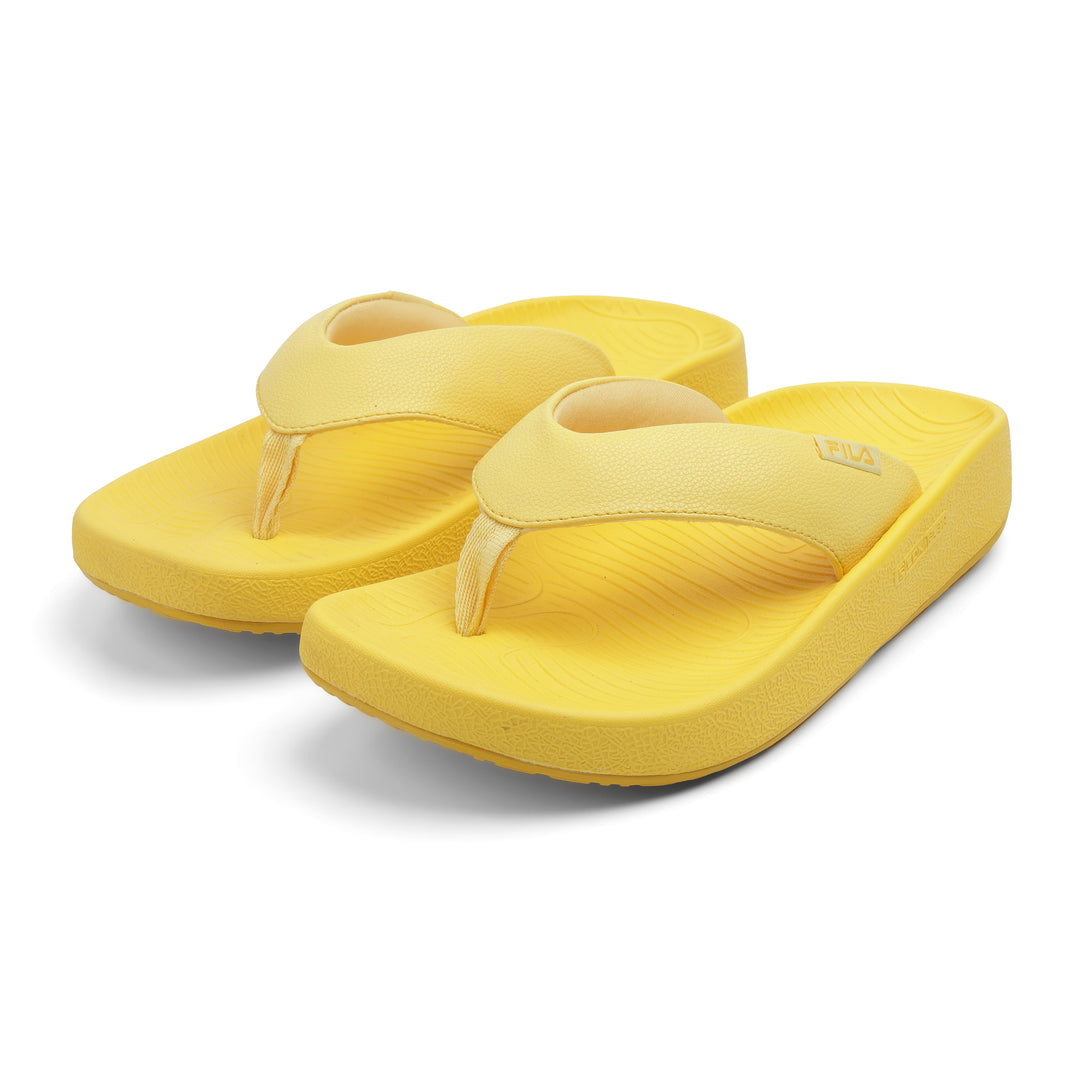Fila Women Nebula Yellow Thong
