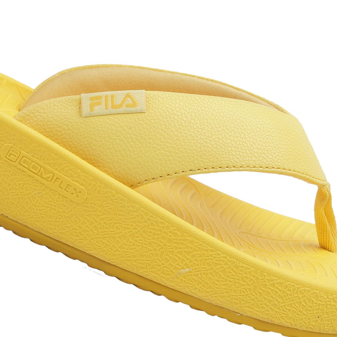Fila Women Nebula Yellow Thong