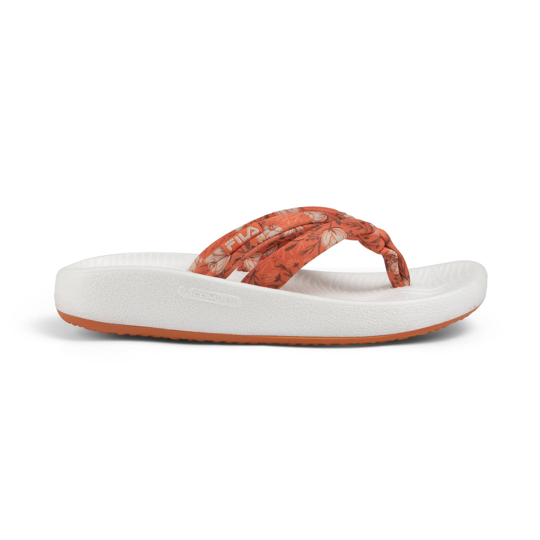 Fila Women Burnt Orange Ario Kini Slippers