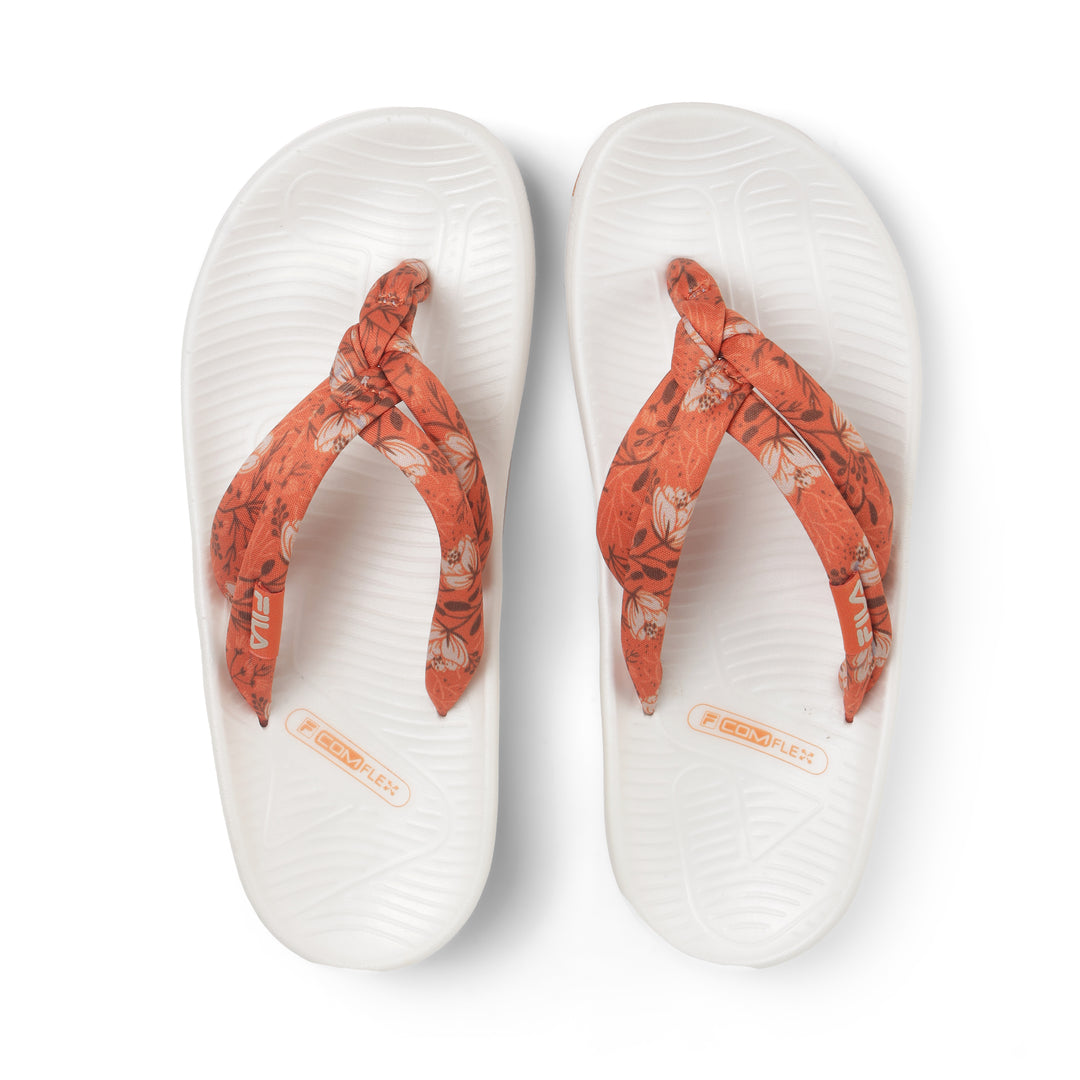Fila Women Burnt Orange Ario Kini Slippers