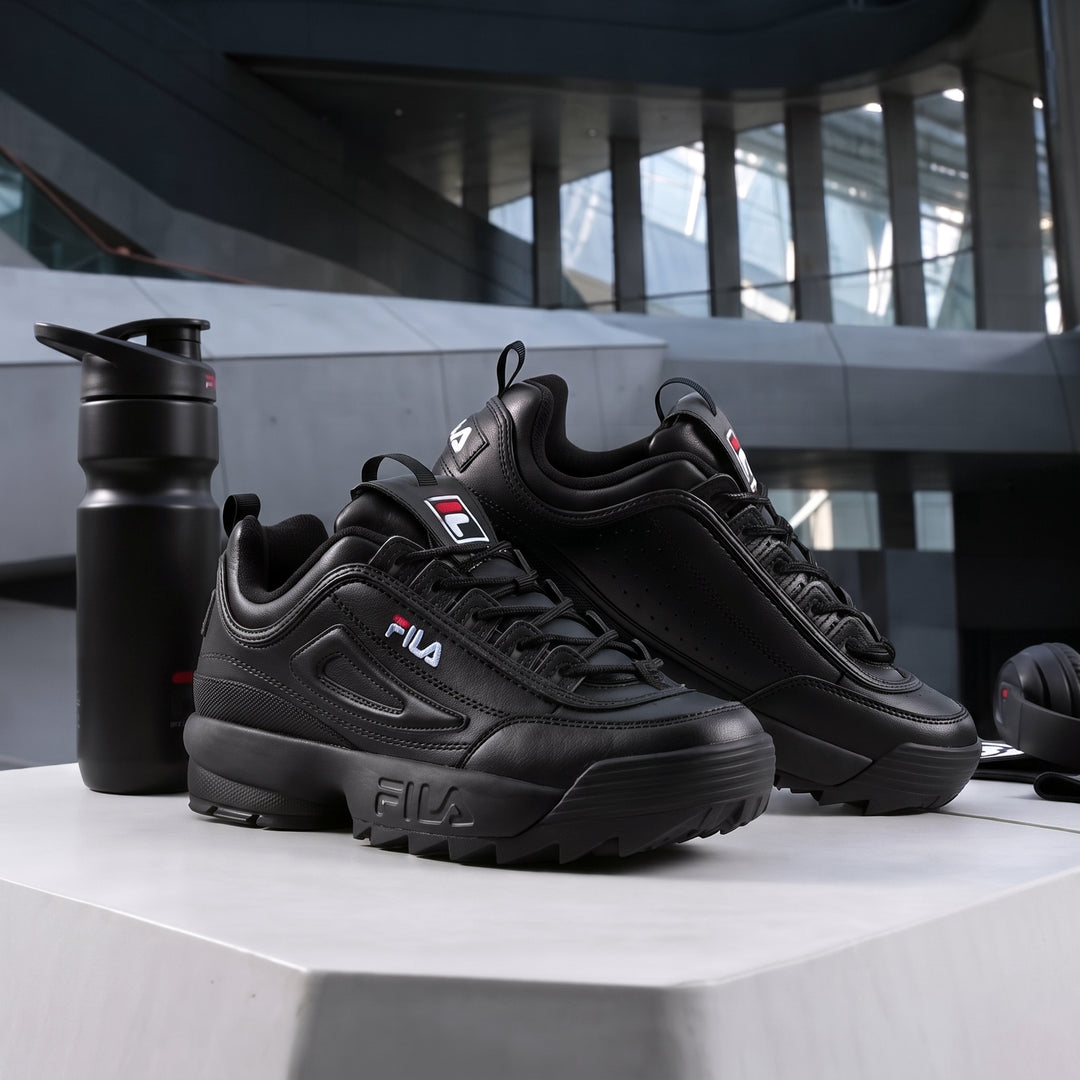 Fila Women Black Disruptor Shoes