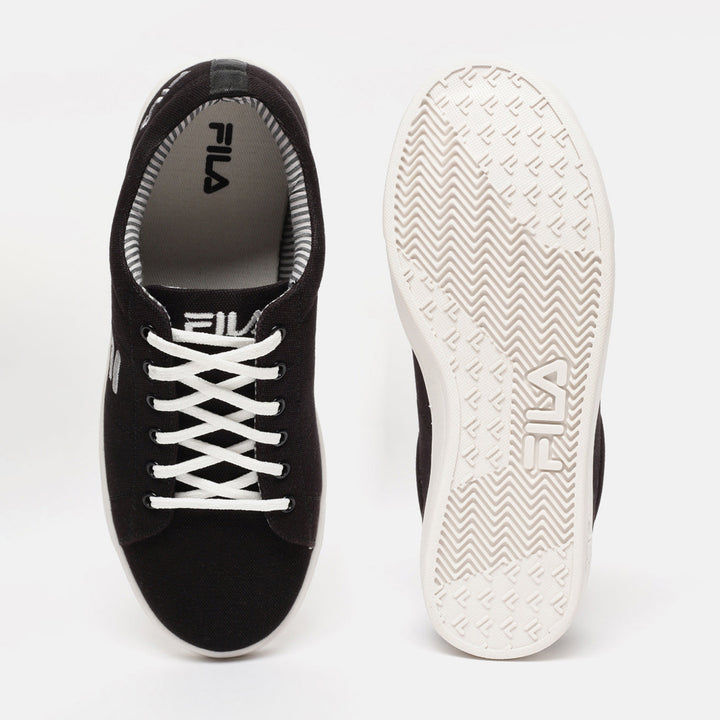 Fila Black Eziota Men Canvas Sneakers