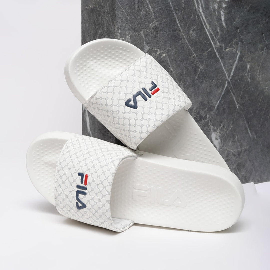 Fila Savil White Slides For Men