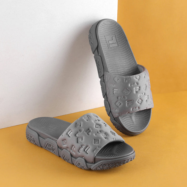 Fila Unisex Candor Grey Sliders