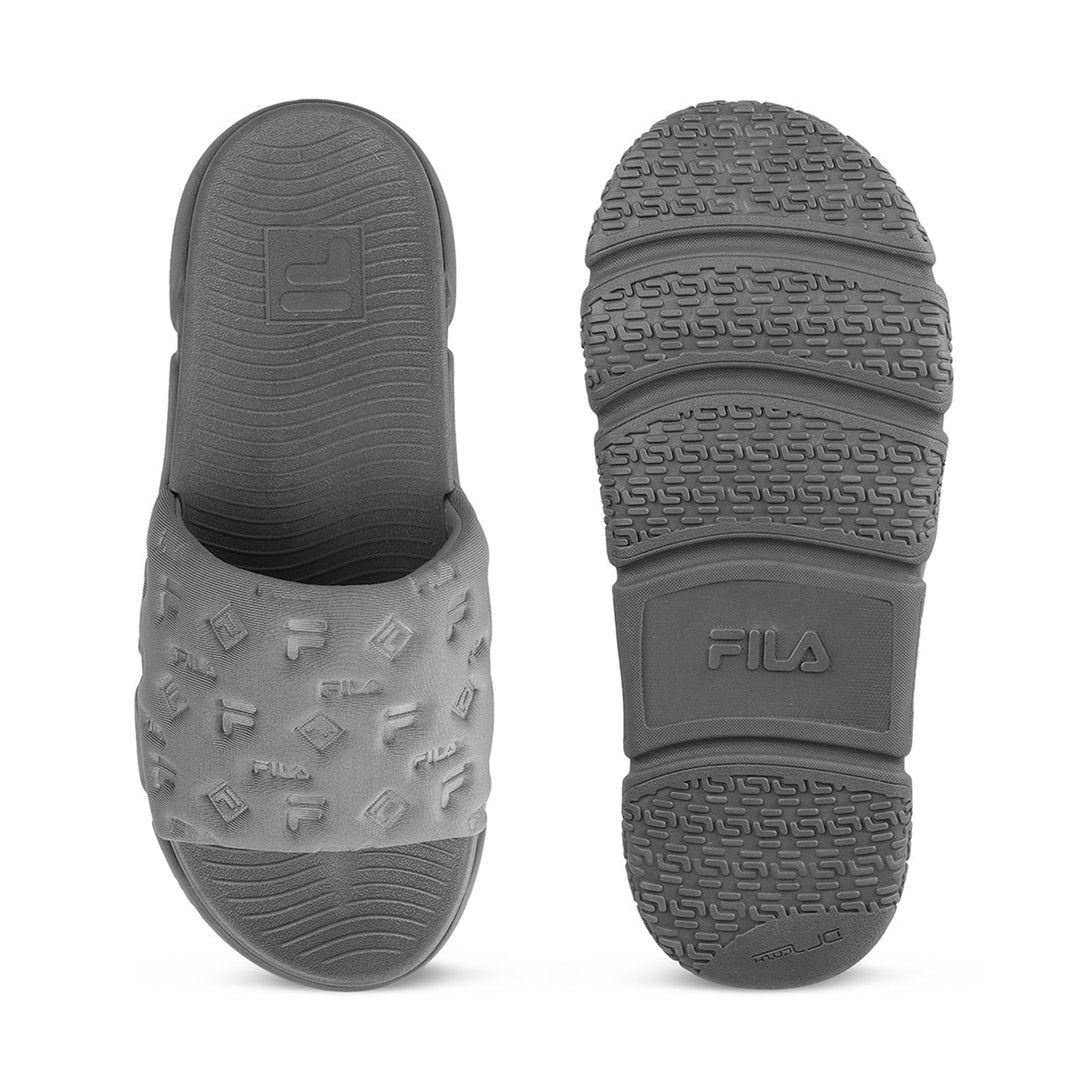 Fila Unisex Candor Grey Sliders