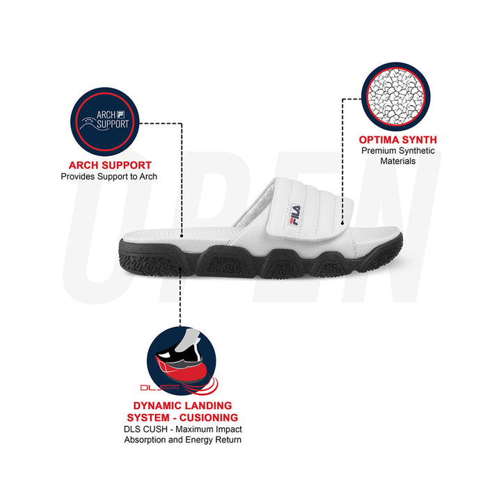 Fila Unisex Forida Off White Sliders