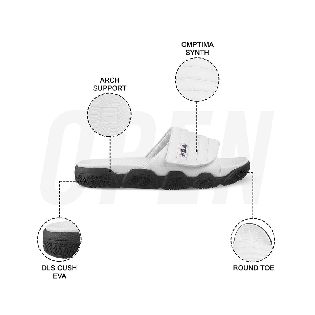 Fila Unisex Forida Off White Sliders