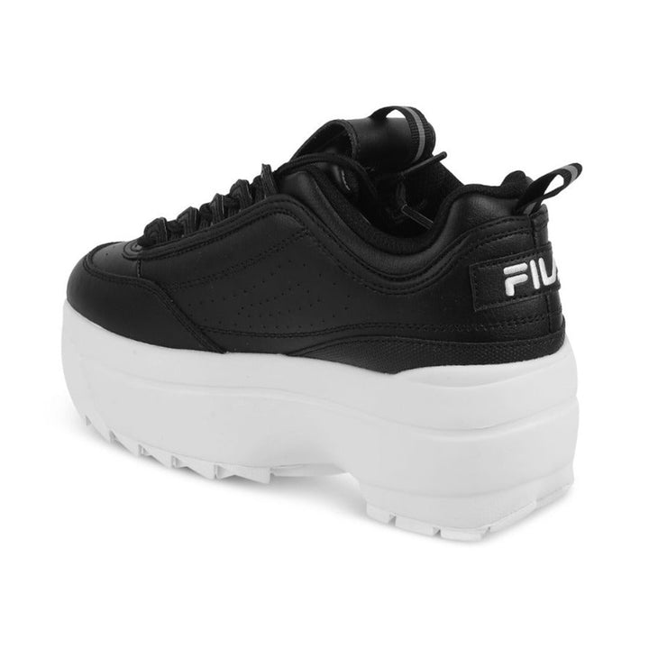 Fila Womens Disruptor II Wedge Black Sneakers