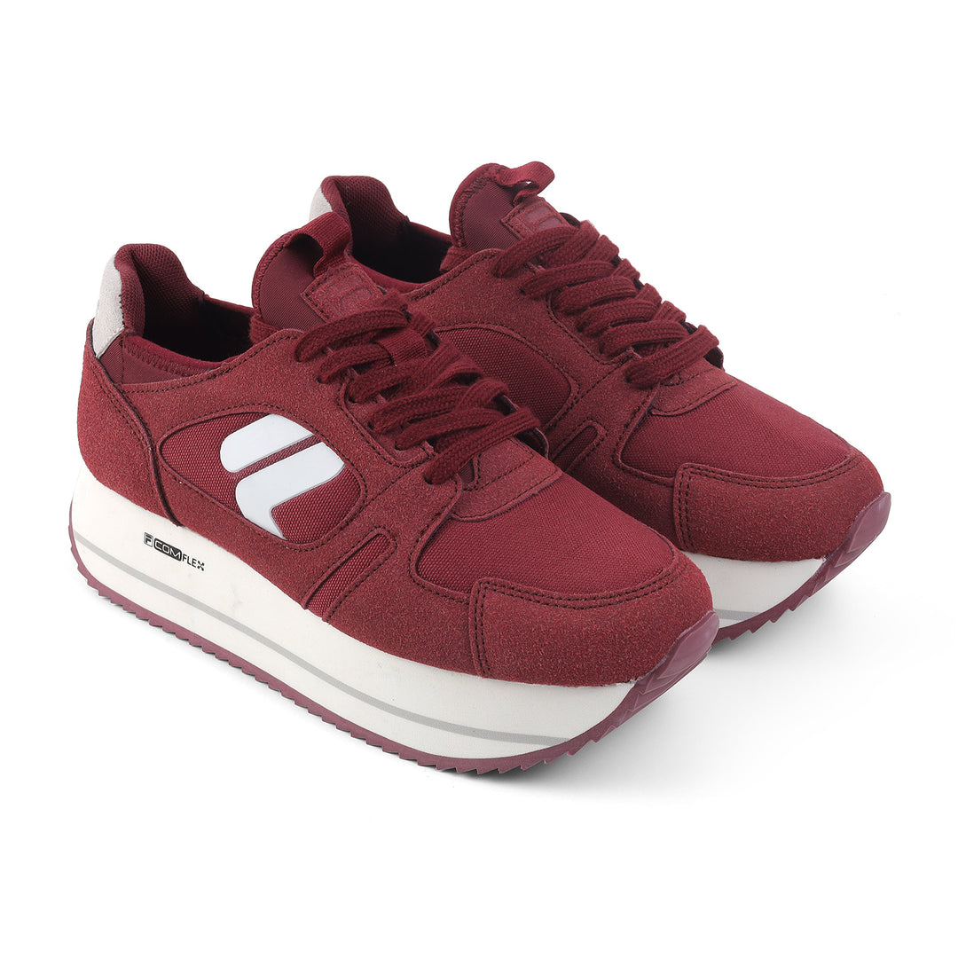 Fila Women Maroon Retro-Jo Frannie Shoes
