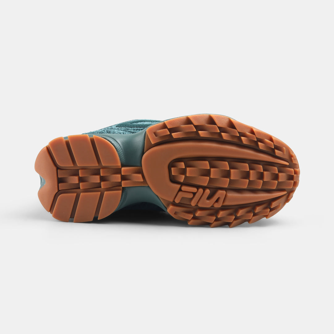 Fila Women Teal Disruptor 2 Velvet Shoes