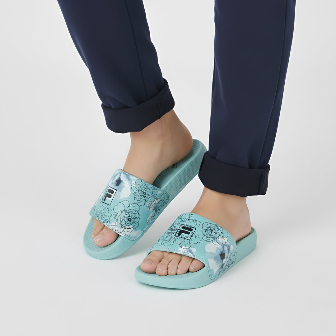 Fila Women Teal Senna Slides