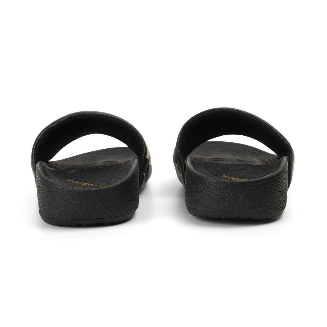 Fila Women Black-Yellow Senna Slides