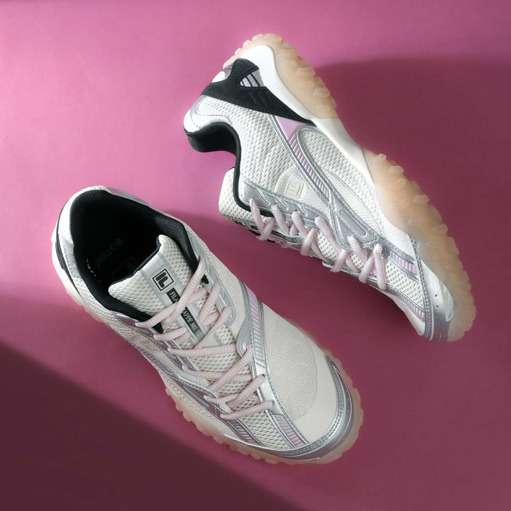 Fila Women White-Silver Echappe Ms V2 Shoes