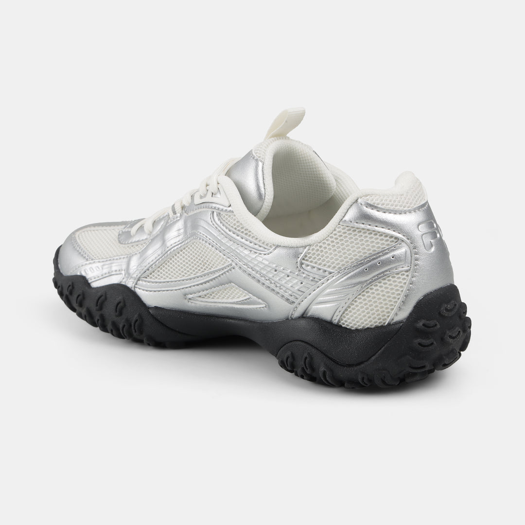 Fila Women Silver Echappe Ms Shoes