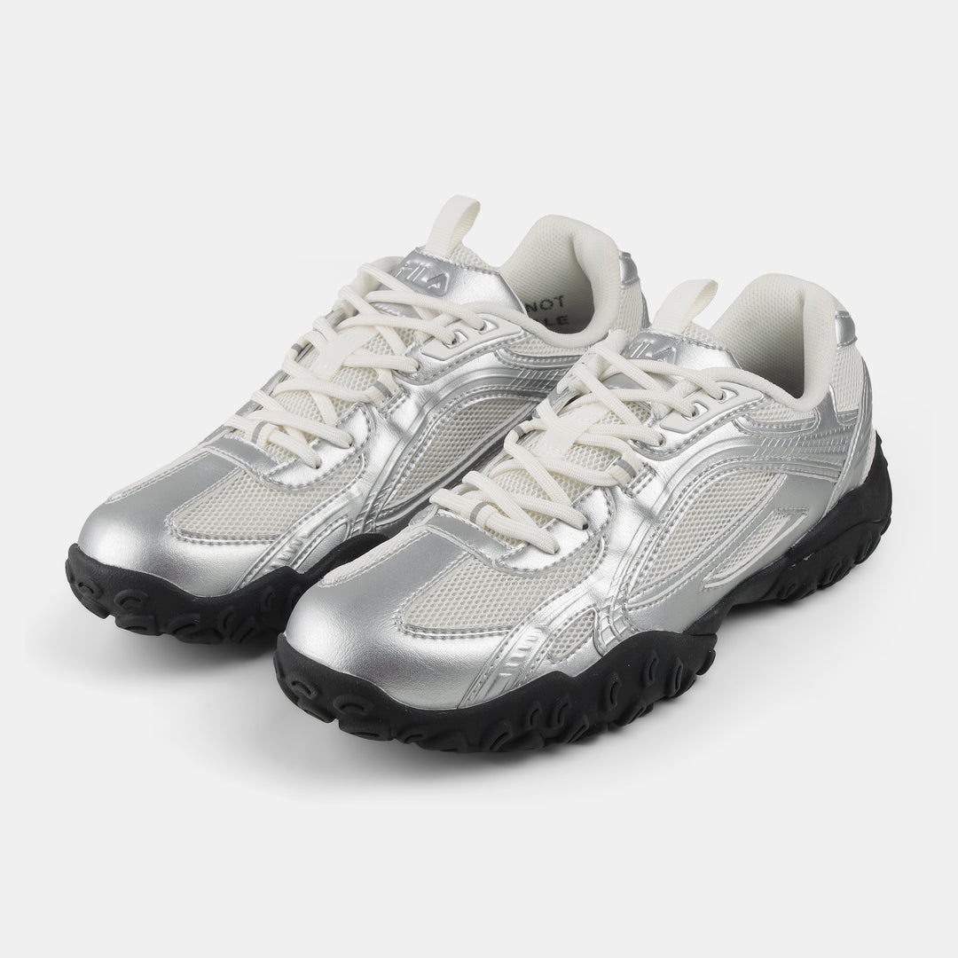 Fila Women Silver Echappe Ms Shoes