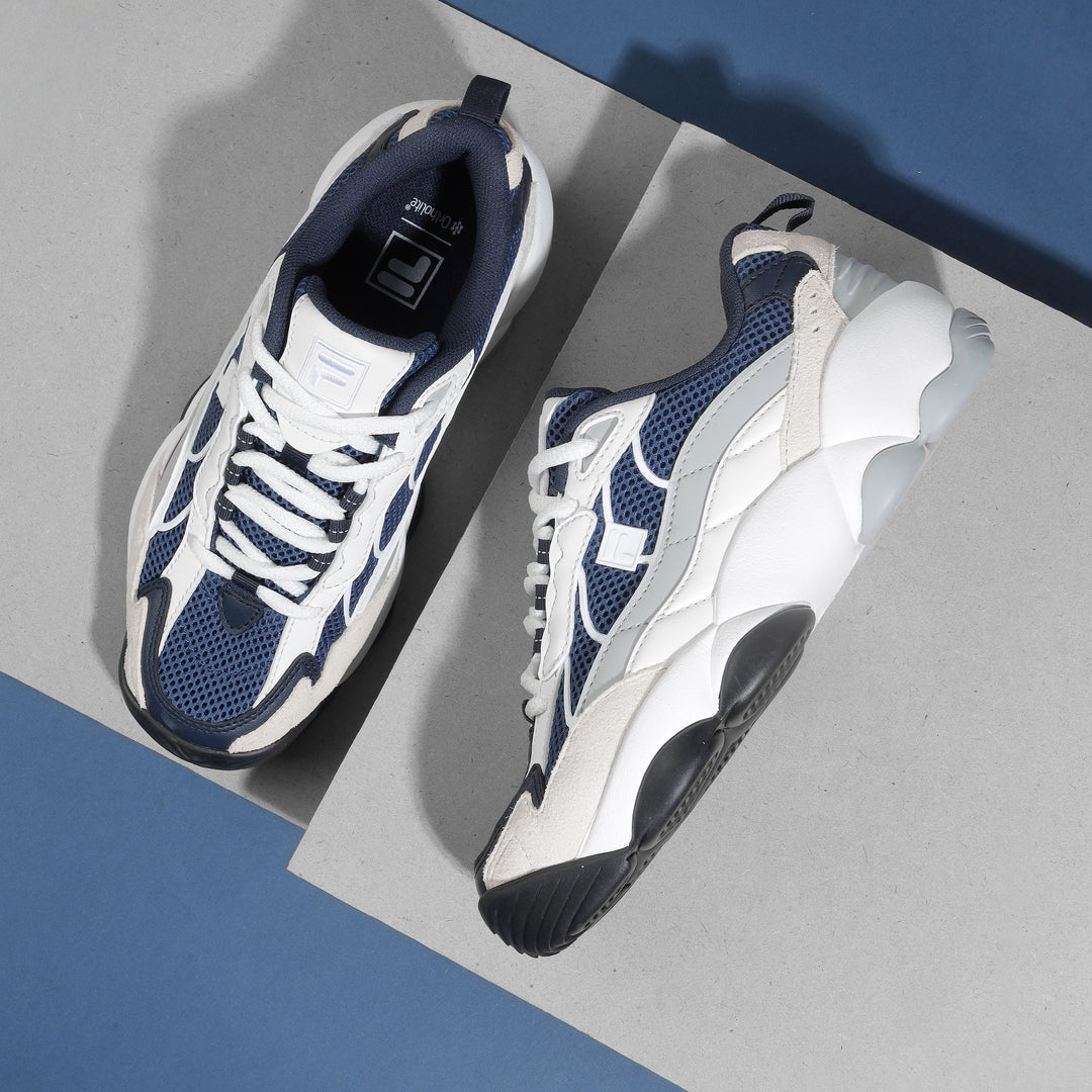 Fila Women White Wavy Spaghetti Shoes