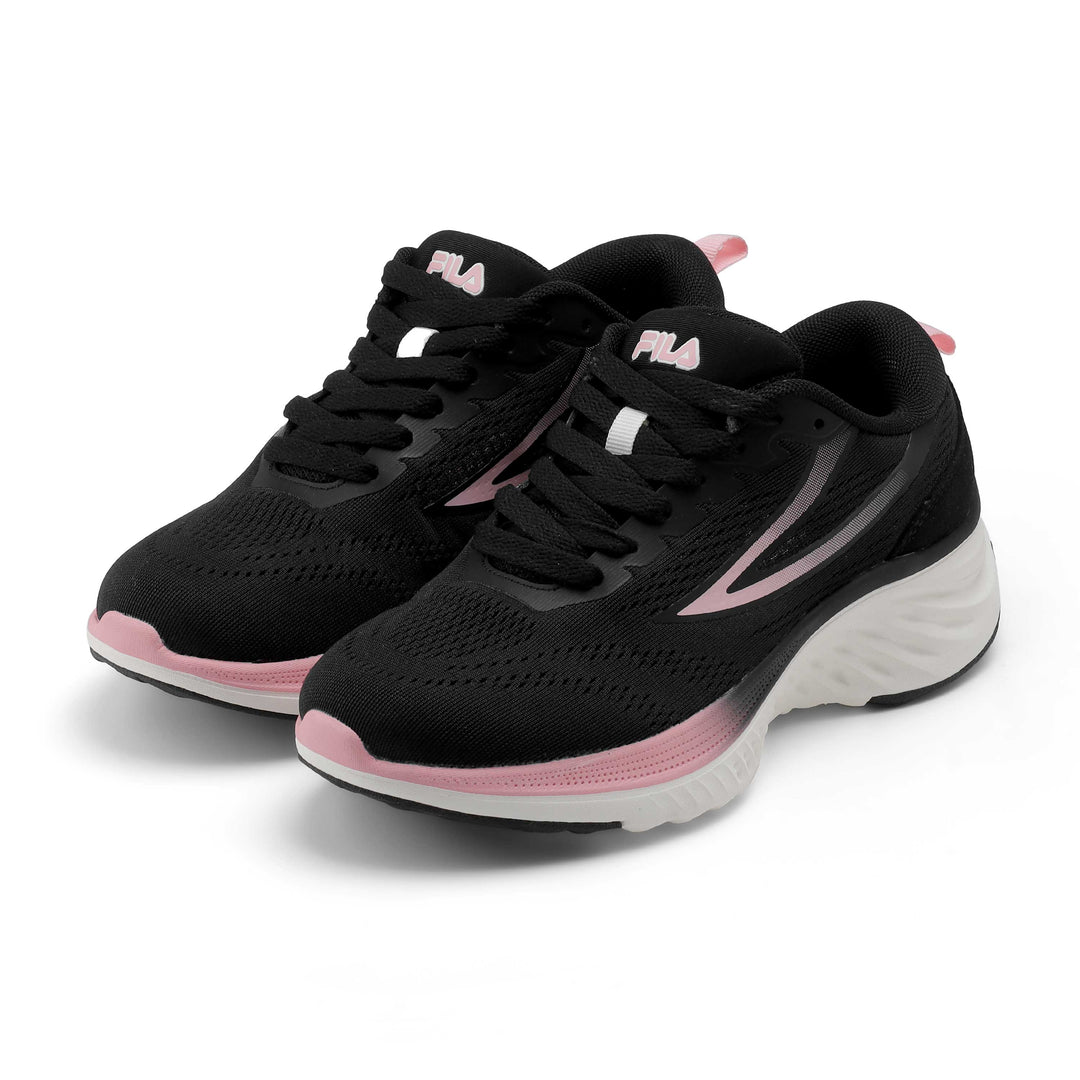 Fila Women Black-Pink Max Running Shoe