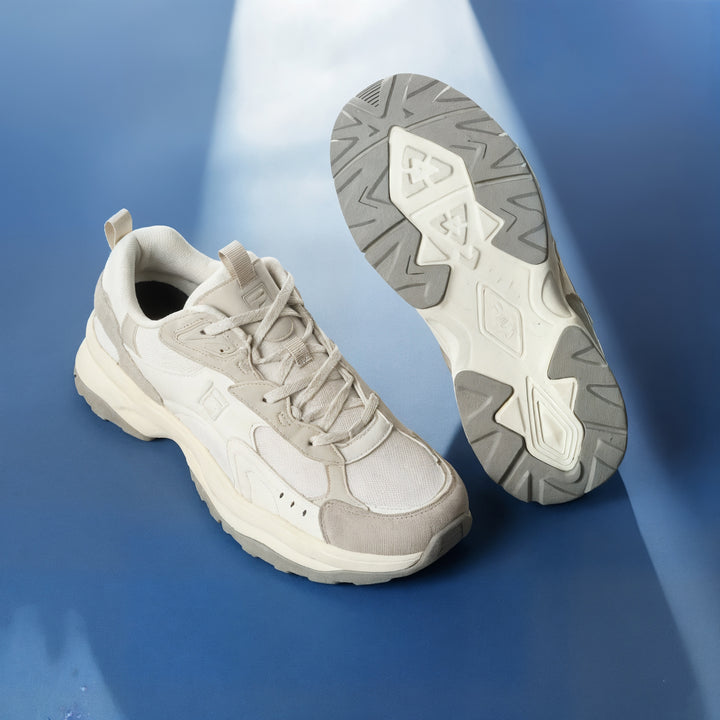 Fila Unisex Beige Wavy Block Shoe