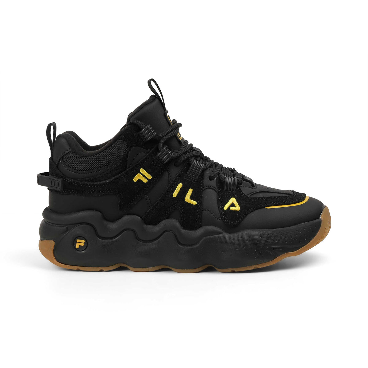 Fila Men Black-Gold Tss High Sneakers – Fila India