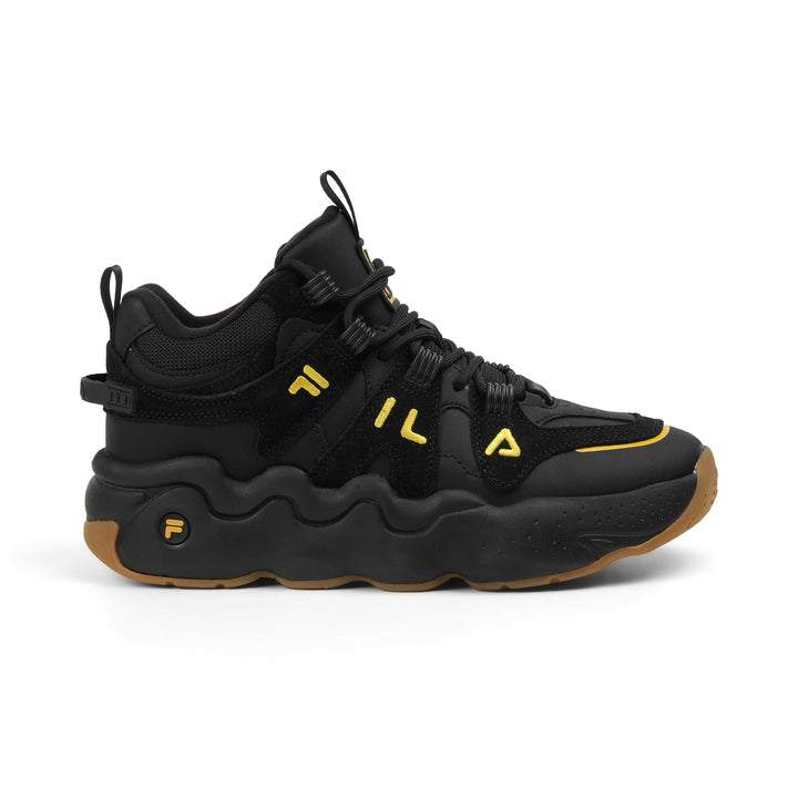 Fila Men Black-Gold Tss High Sneakers