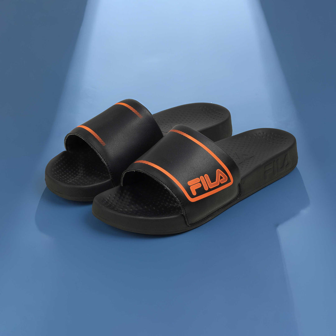 Fila Men Black  Ammer Slides