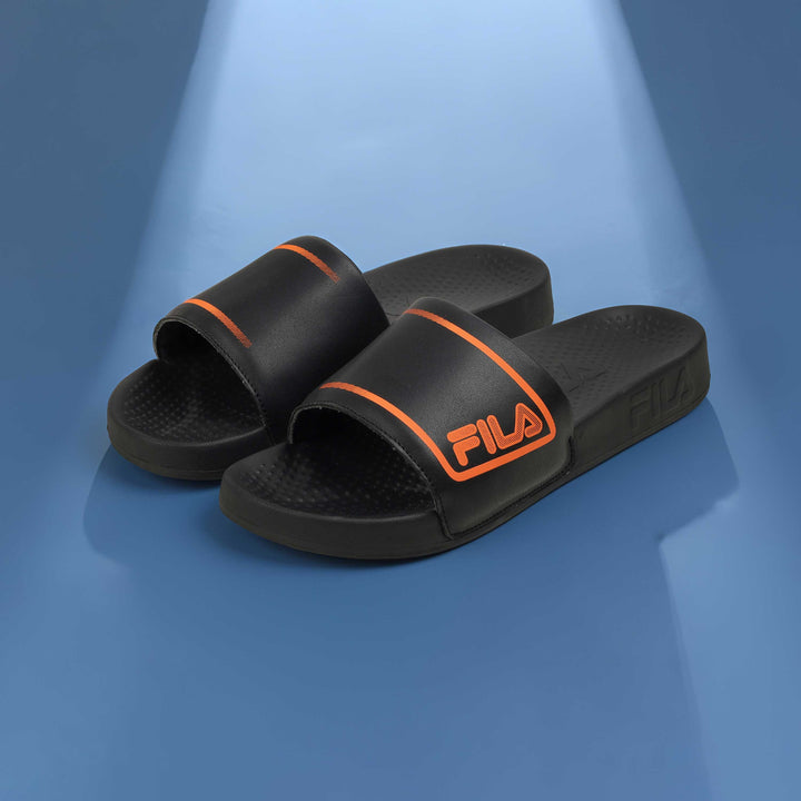 Fila Men Black  Ammer Slides