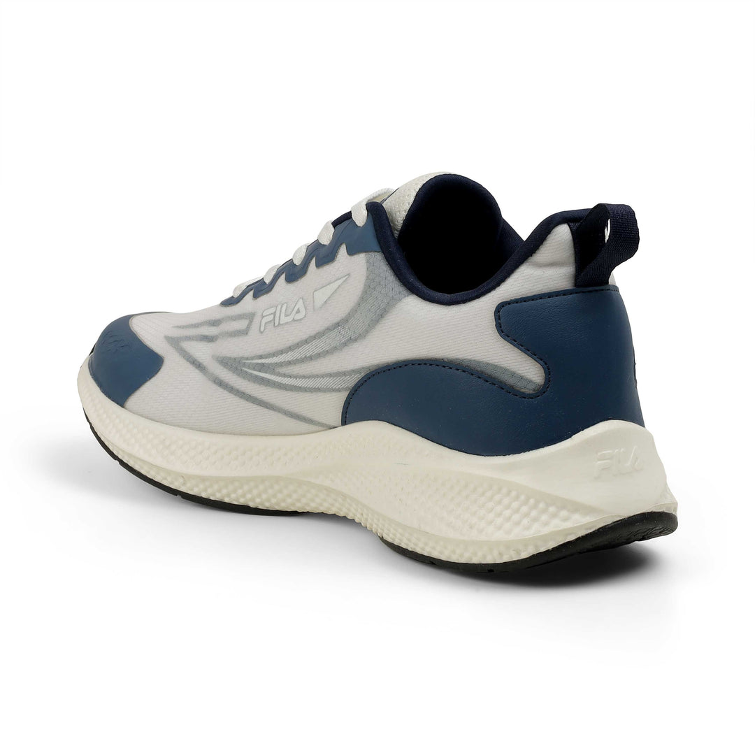 Fila Men White-Navy Tekno Shoes